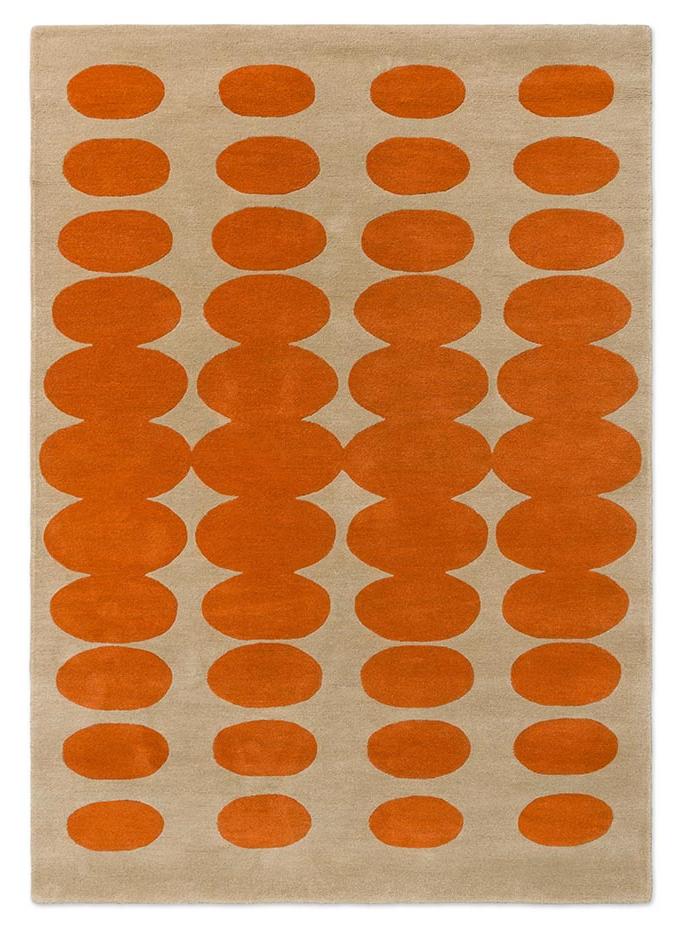 Ковер Optical Oval Orange/Sand | Размер: 250 × 350 см