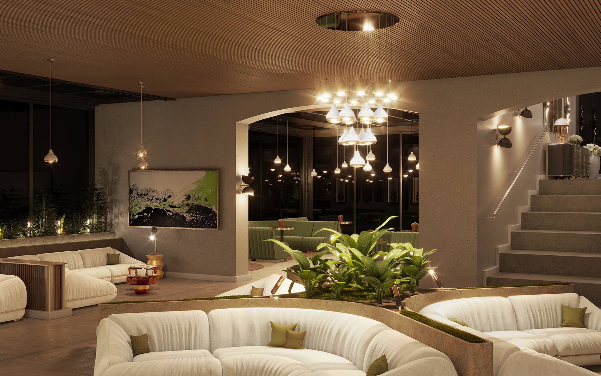 Аспалы шам Grace 41 Chandelier - 5
