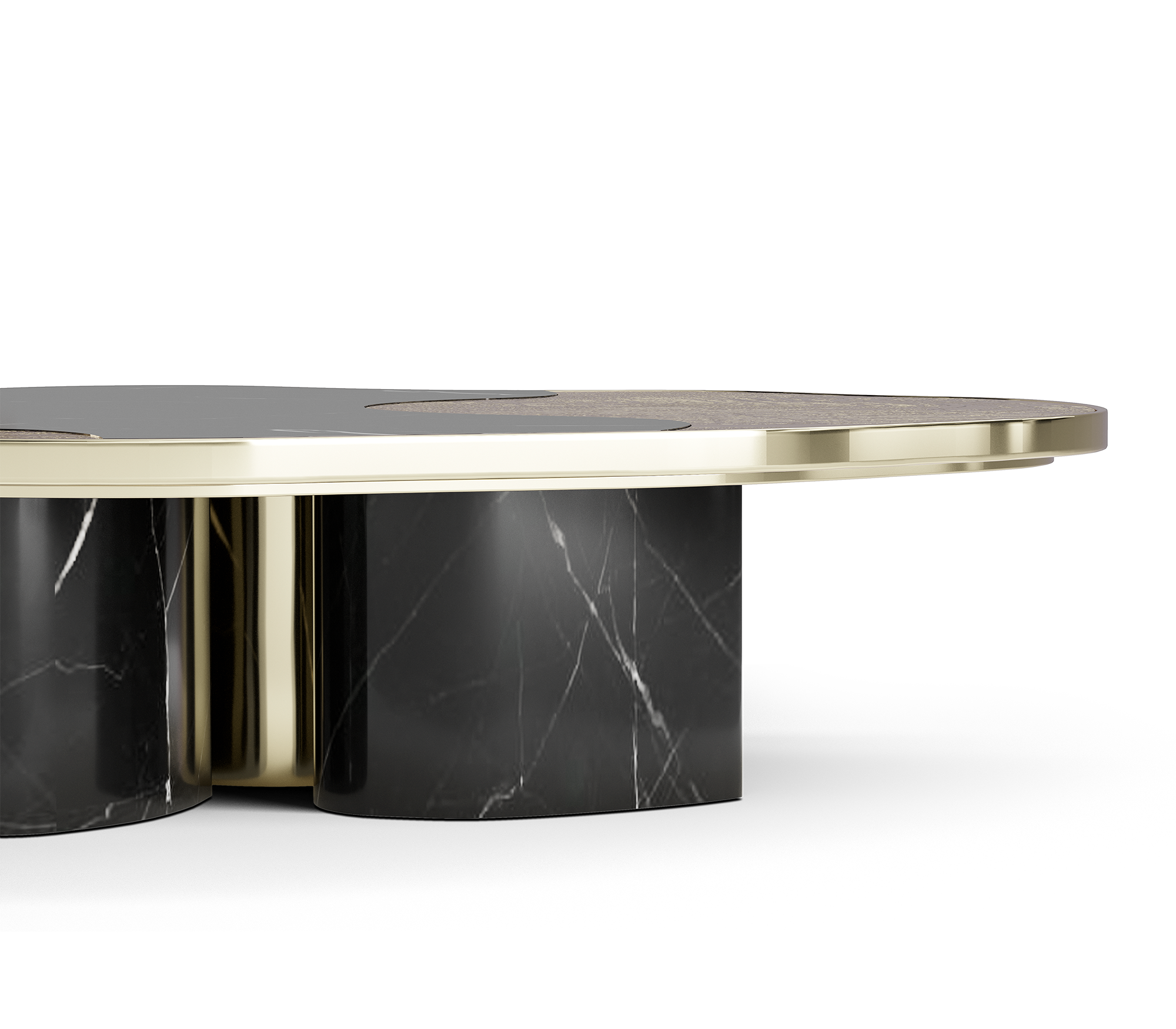 Набор столов Athena Nero Marble & Gold