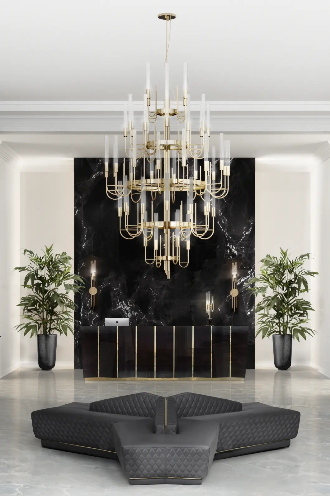 Центральный модуль дивана Serpent