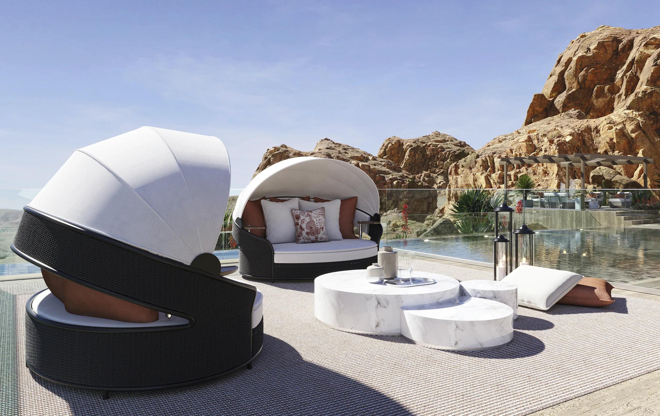 Кровать Crown серо-коричневая - 2