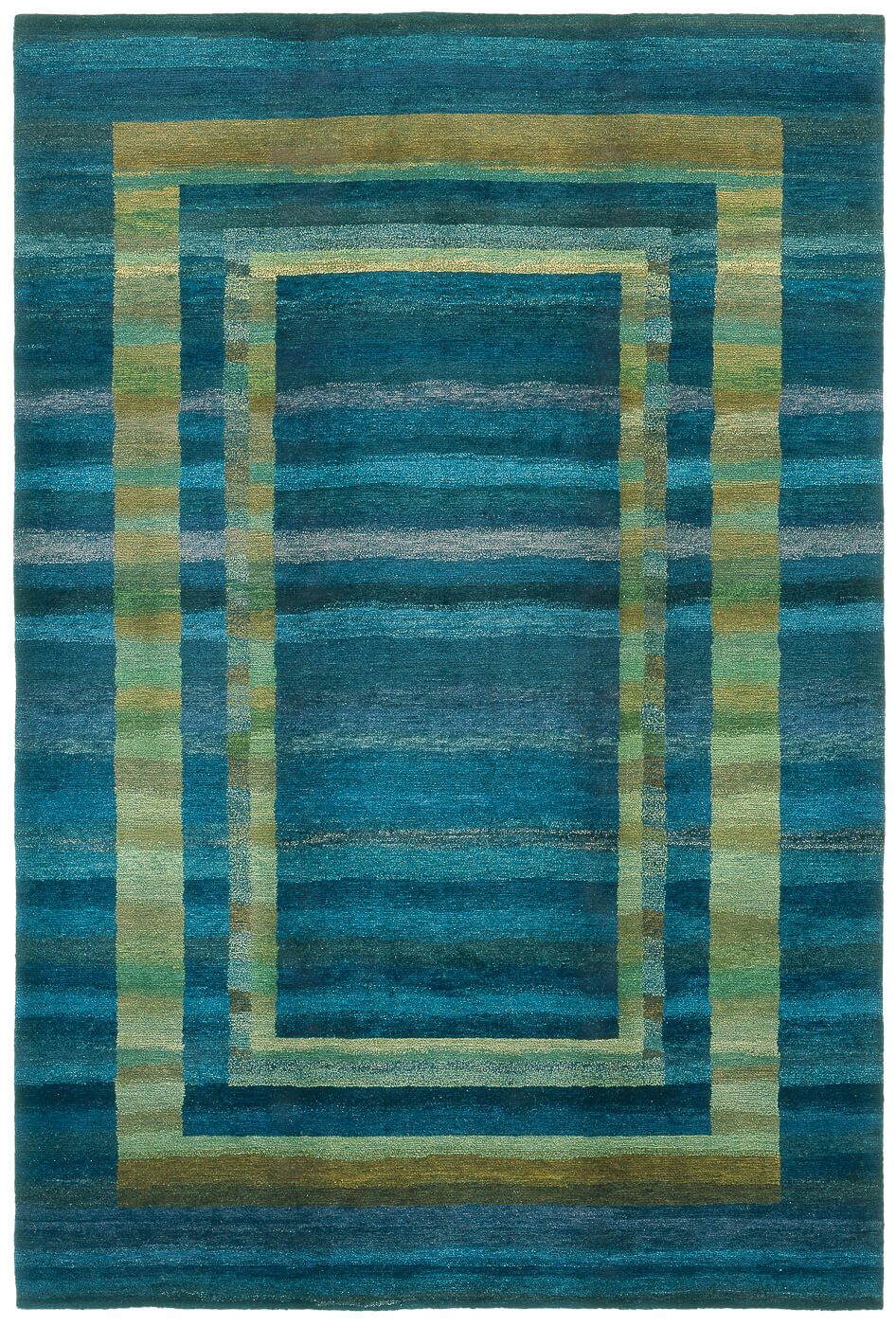 Ковер Gamba Triple Border Blue Green | Размер: 250 x 300 см