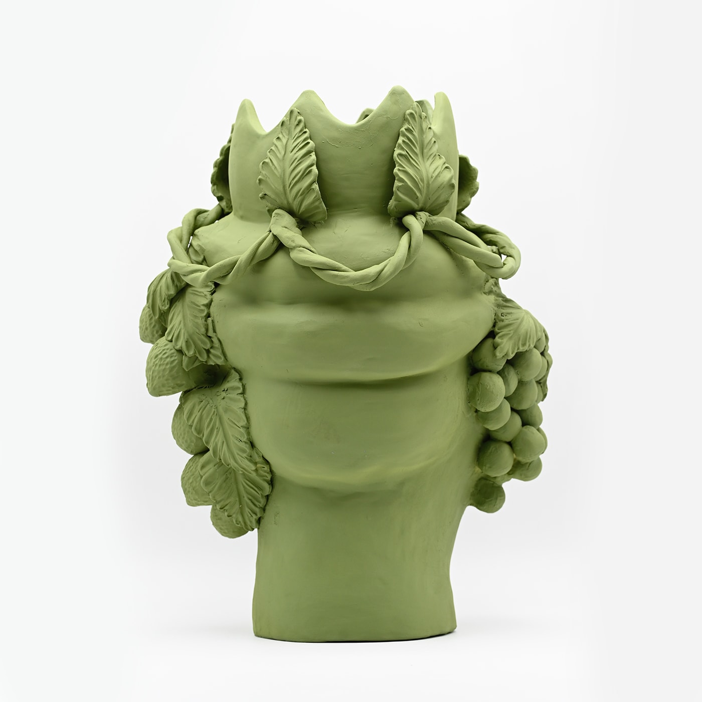 Скульптура зеленая матовая Moor's Head