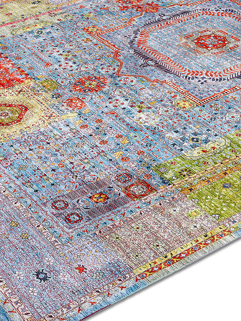 Роскошный ковер синего цвета Cosmic