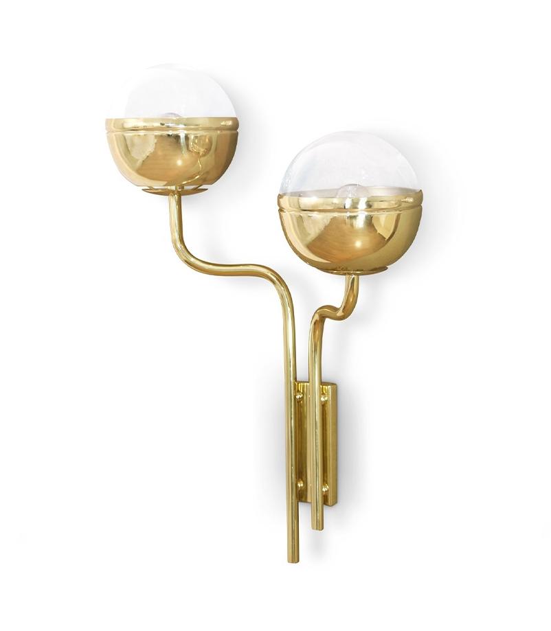 Настенное бра из латуни