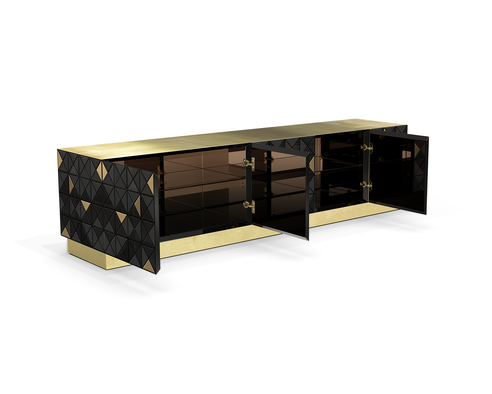 ТВ-тумба Mosaic Black Gold