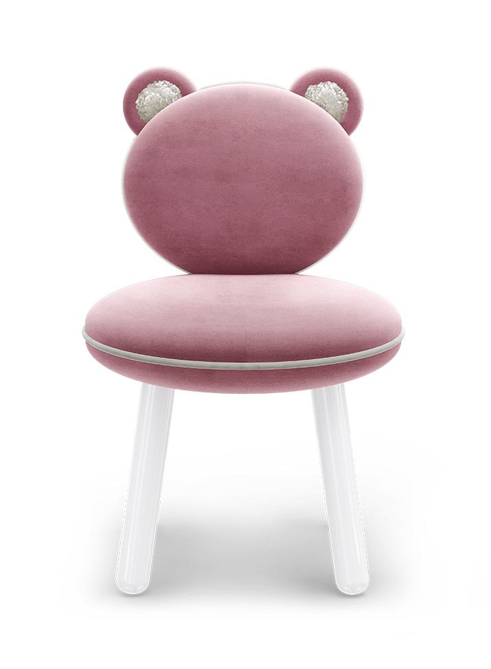 Детский стул Fluffy Bear Pink