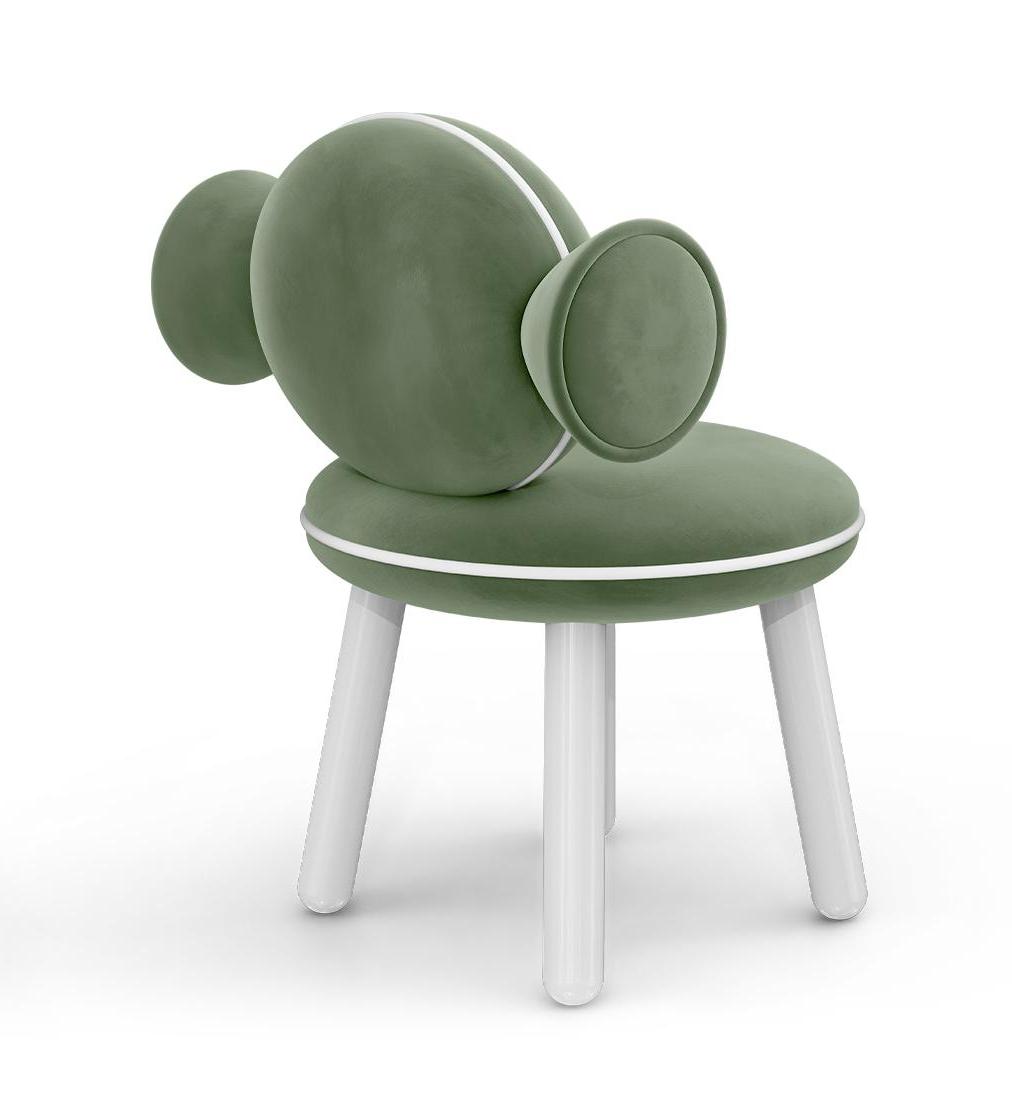 Детский стул Lollipop Green Puff