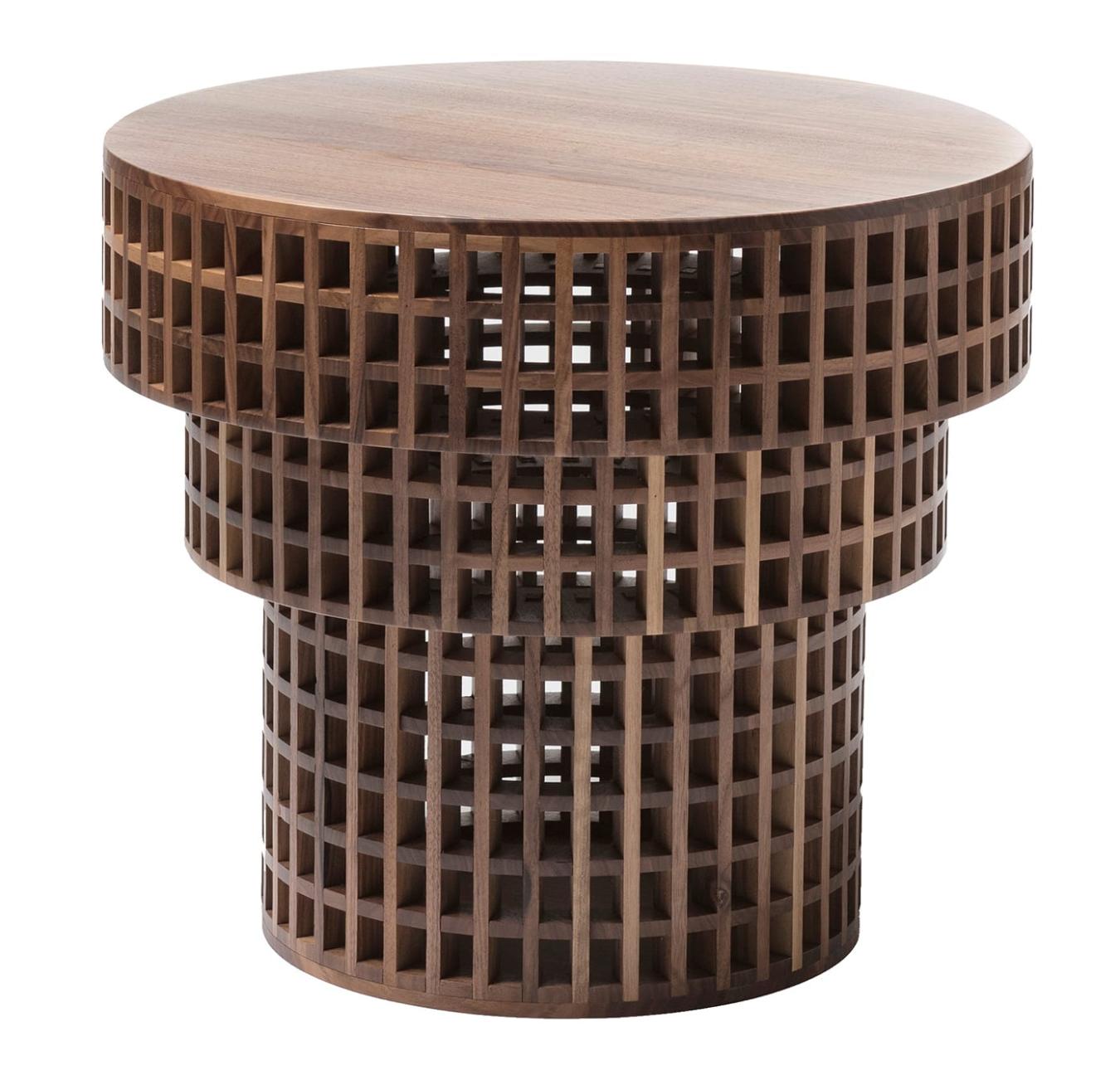 Деревянный журнальный столик