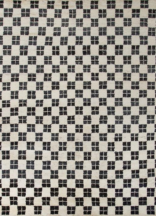 Қысқа түкті қара-ақ кілем Berber