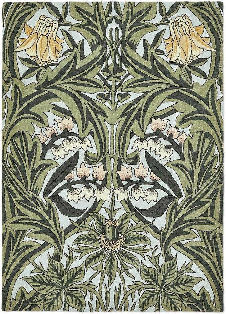 Ковер шерстяной с вискозой Bluebell Leafy Arb Green | Размер: 250 x 350 см