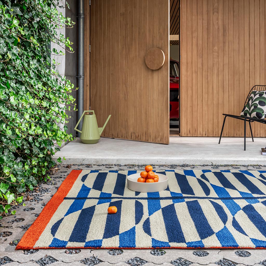 Ковер уличный Stripy Stem Azure | Размер: 200 x 280 см