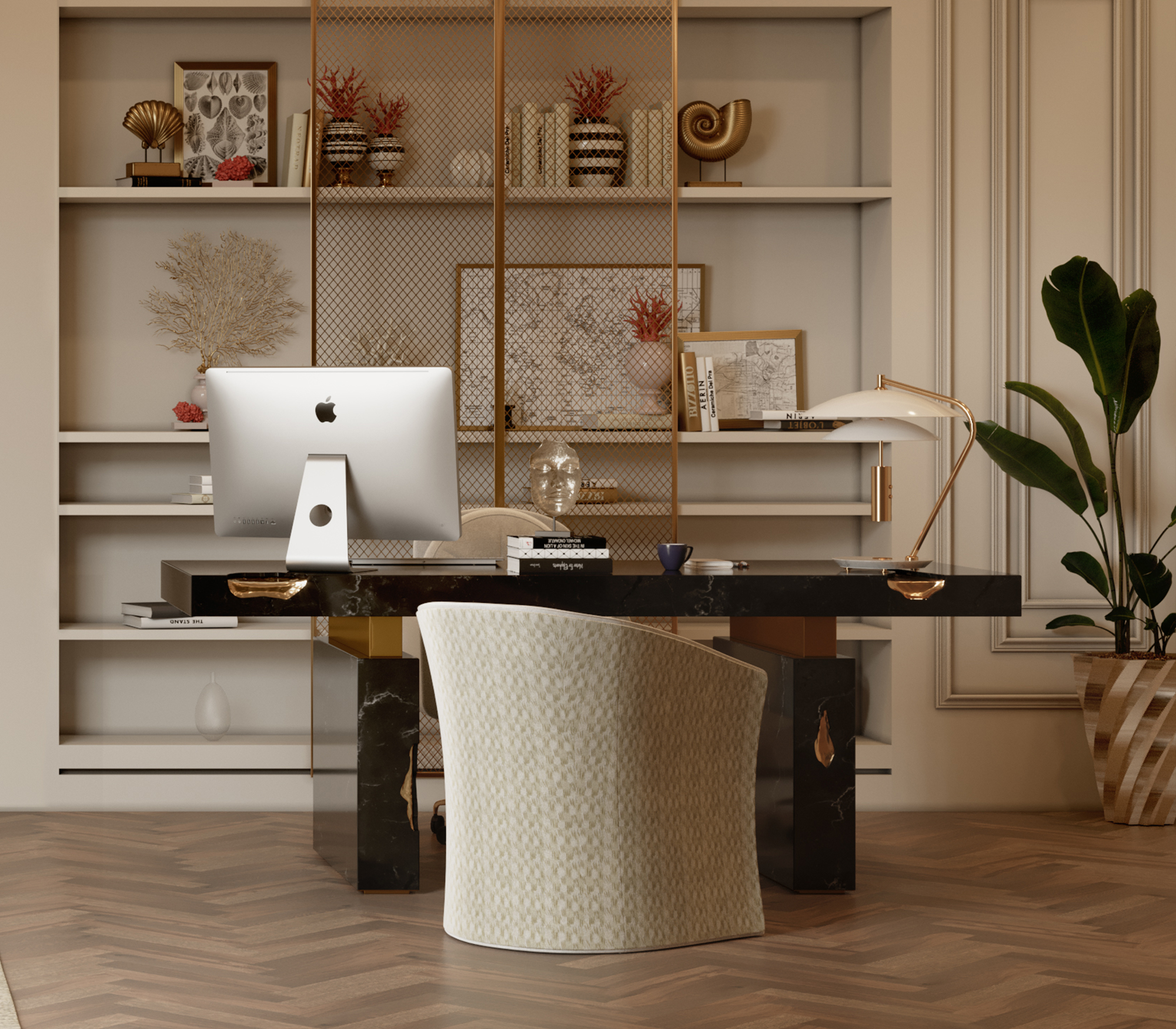 Письменный стол Dominion Nero Marquina