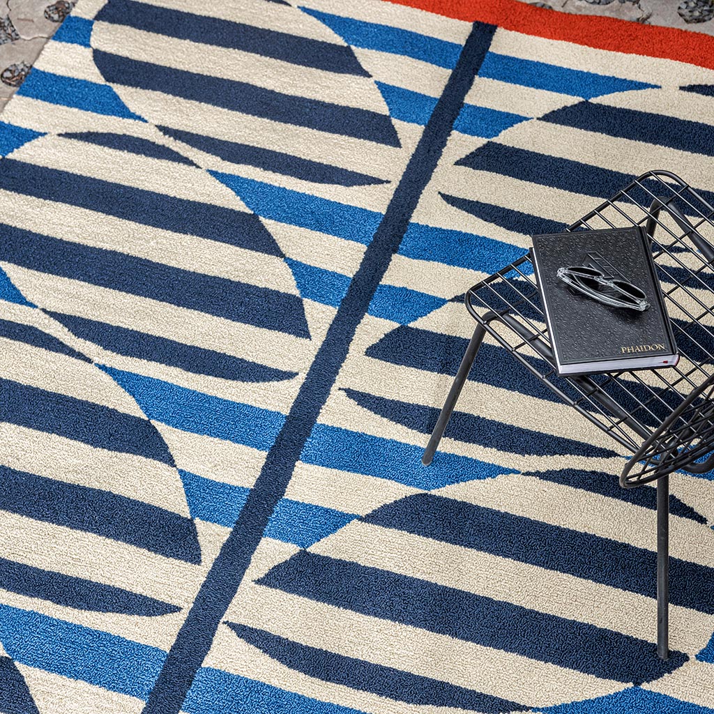 Ковер уличный Stripy Stem Azure | Размер: 200 x 280 см