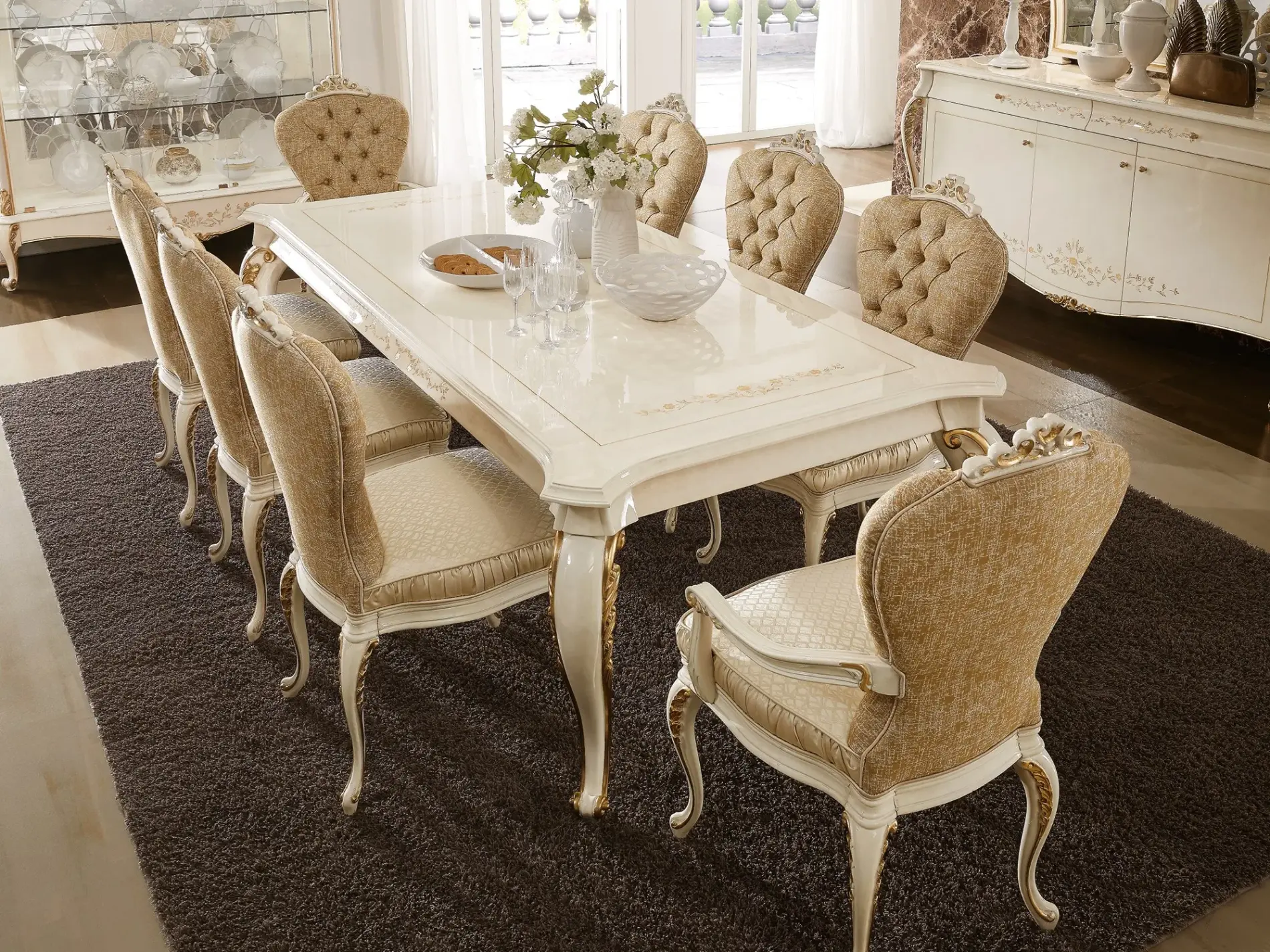 Обеденный стол Italian Beige | Размер: Ш 250 × Г 120 × В 80 см