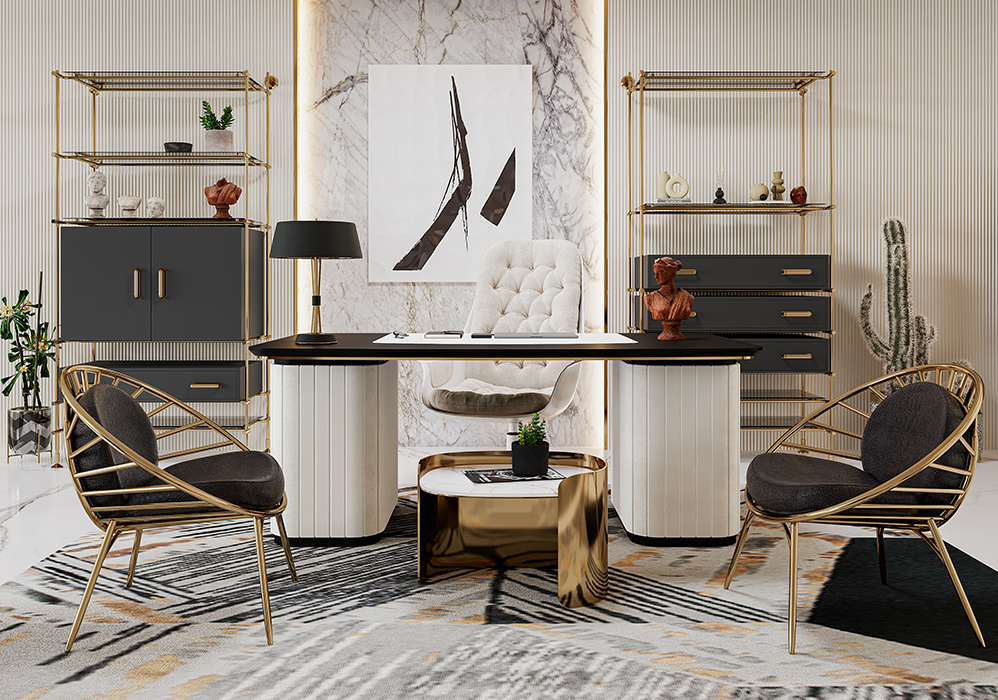 Овальный приставной стол Franklin Scott - 6