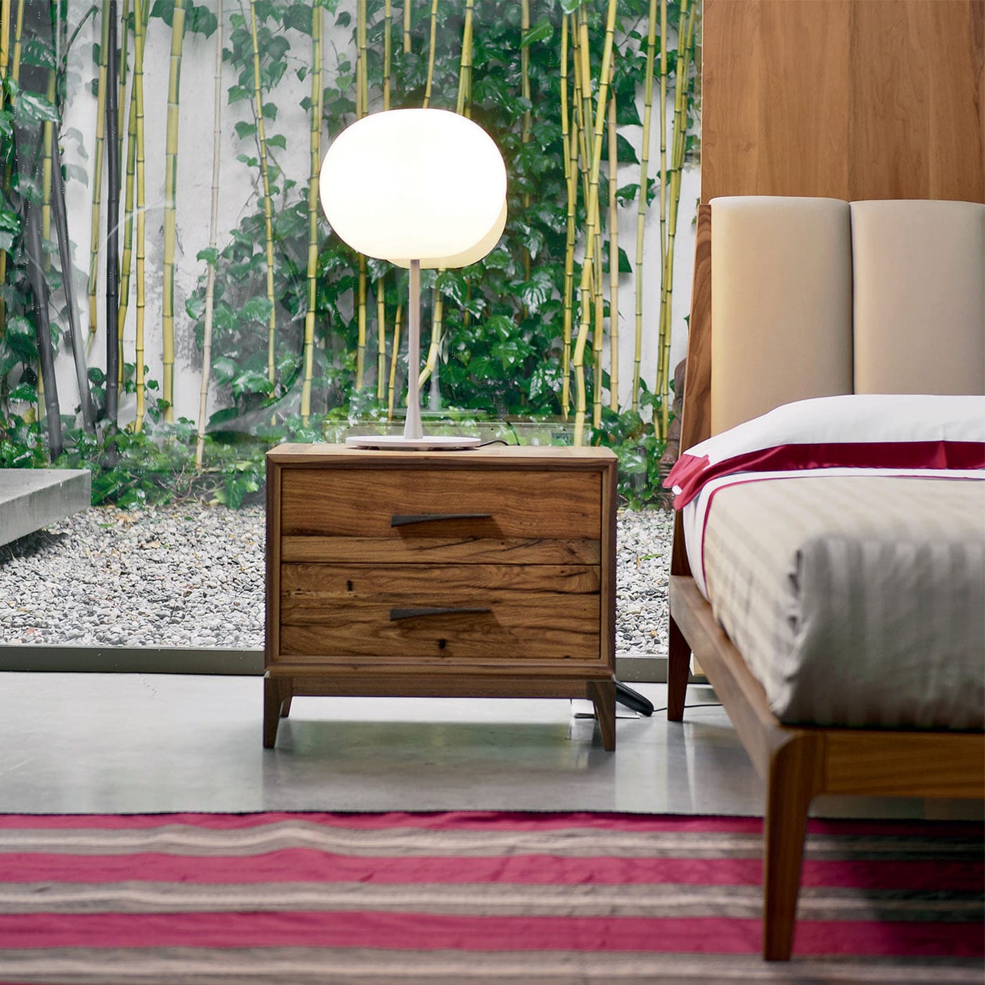 Прикроватная тумба коричневая Velo