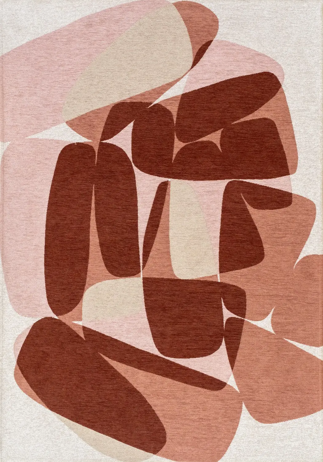Дизайнерский ковер Stones Cherry Mocha | Размер: 140 × 200 см
