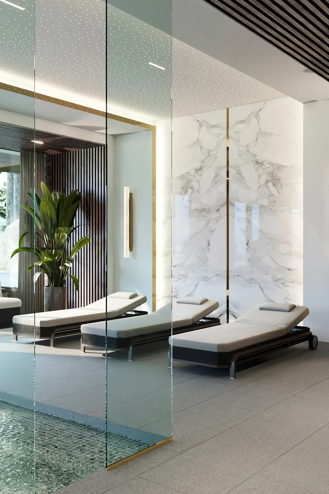 Шезлонг Heritage серый