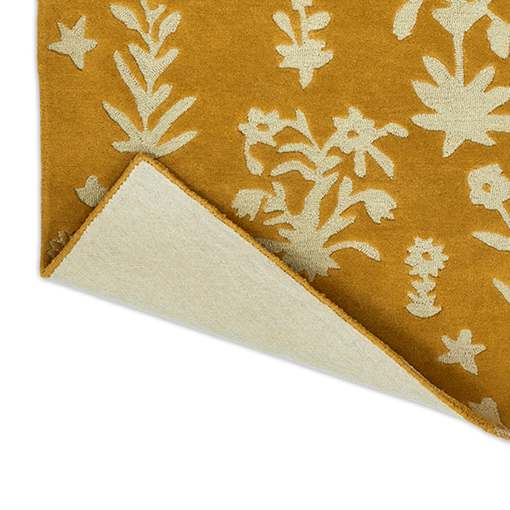Жүн кілем Woodland Glade Gold 146806 | Өлшемі: 140 x 200 см