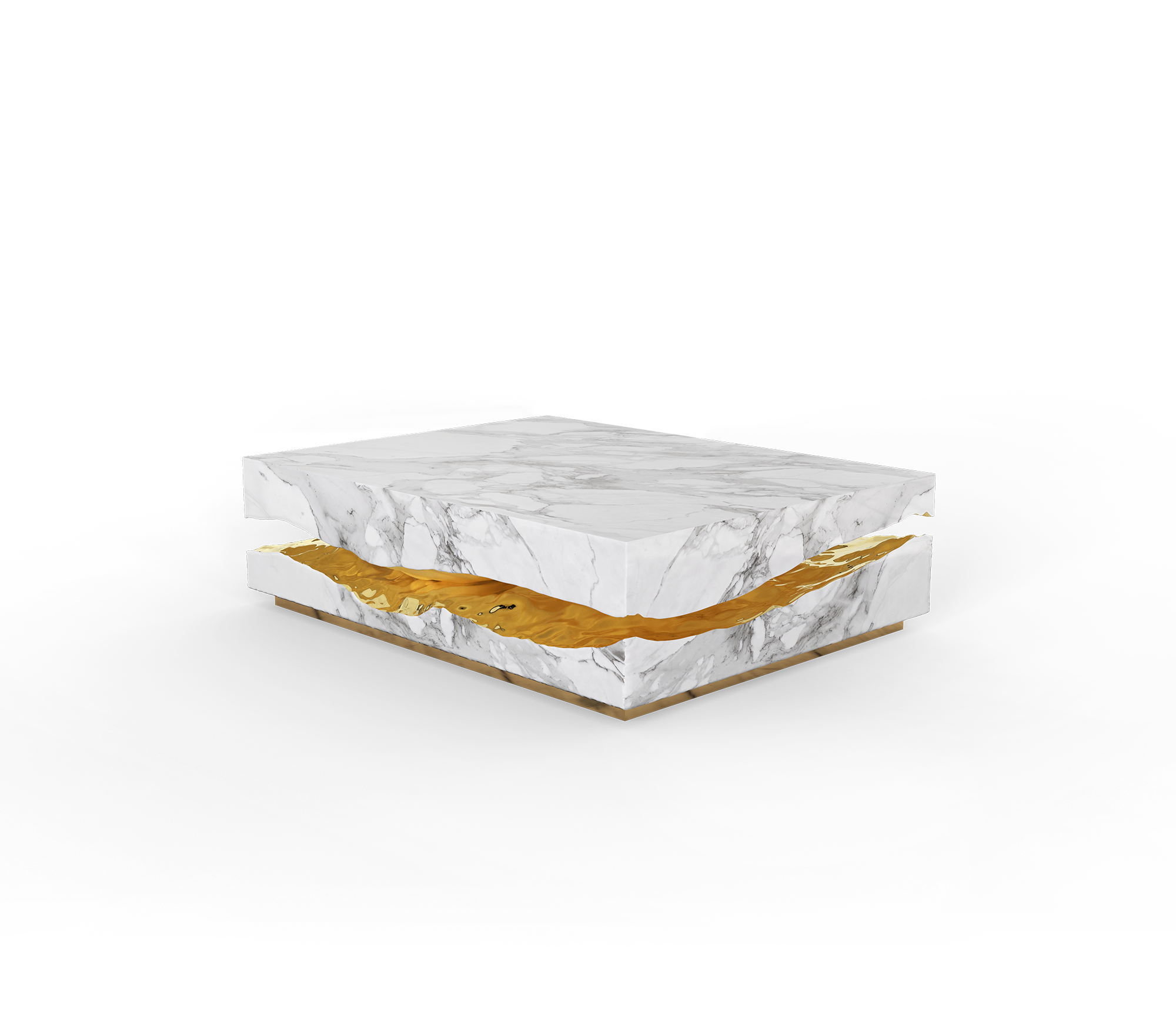 Обеденный стол Boulder Carrara Marble