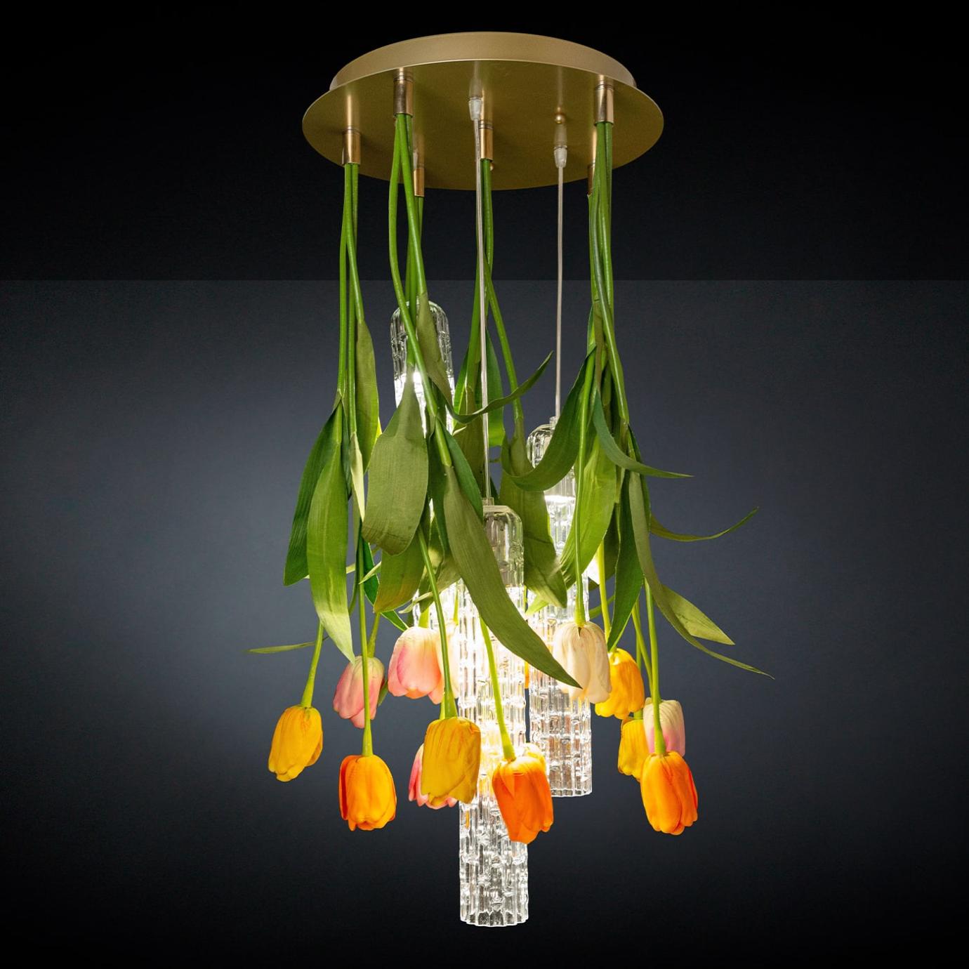 Tulip кіші дөңгелек люстрасы