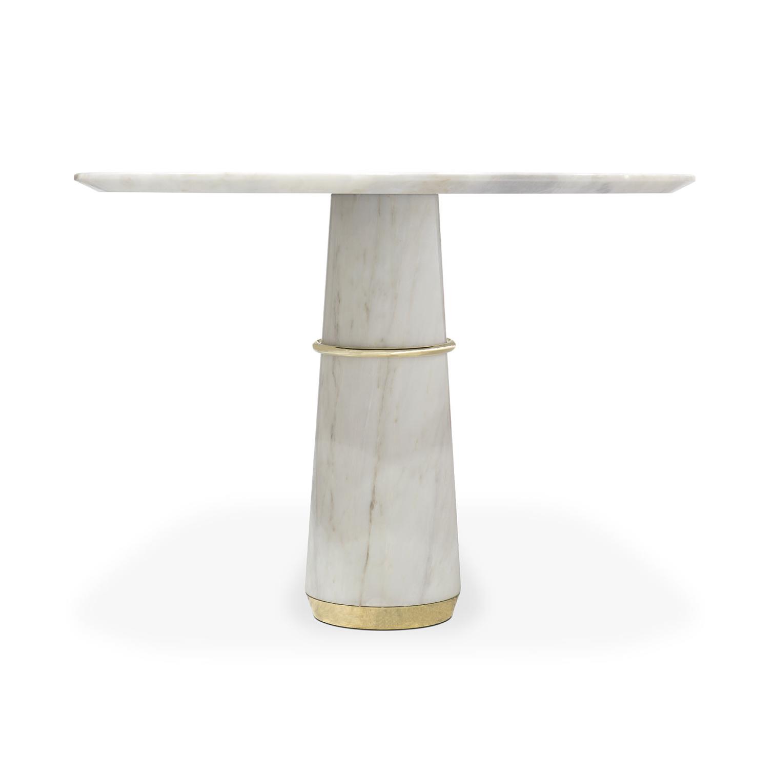 Обеденный стол из мрамора