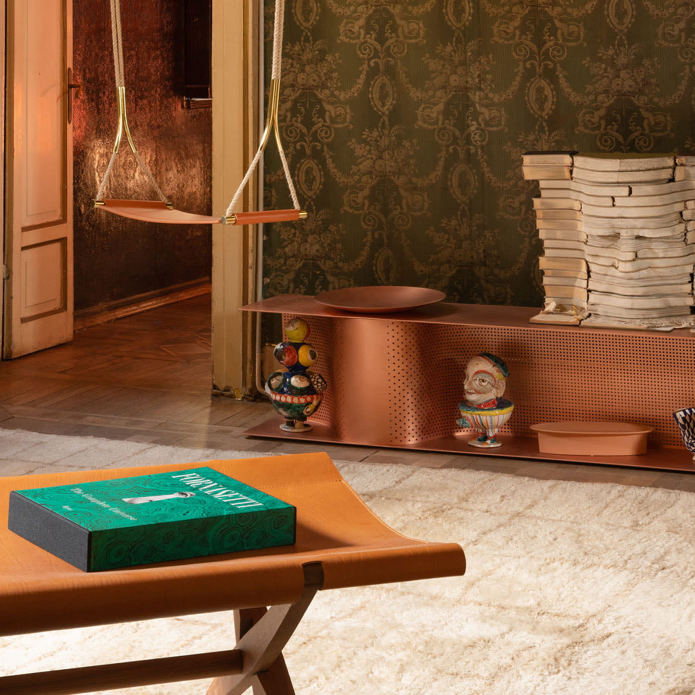 Скамья Branda из кожи