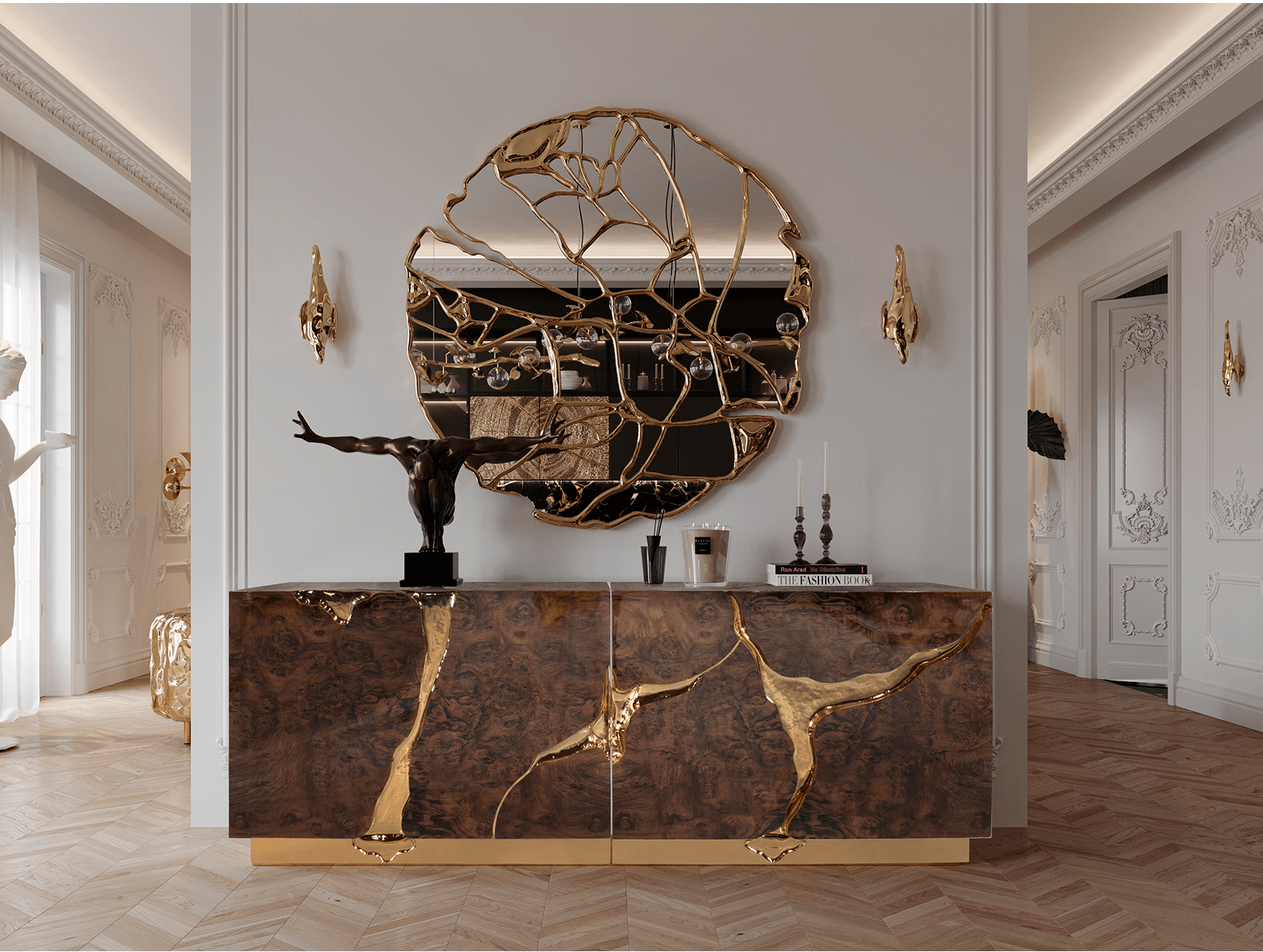 Буфет Fissure Walnut