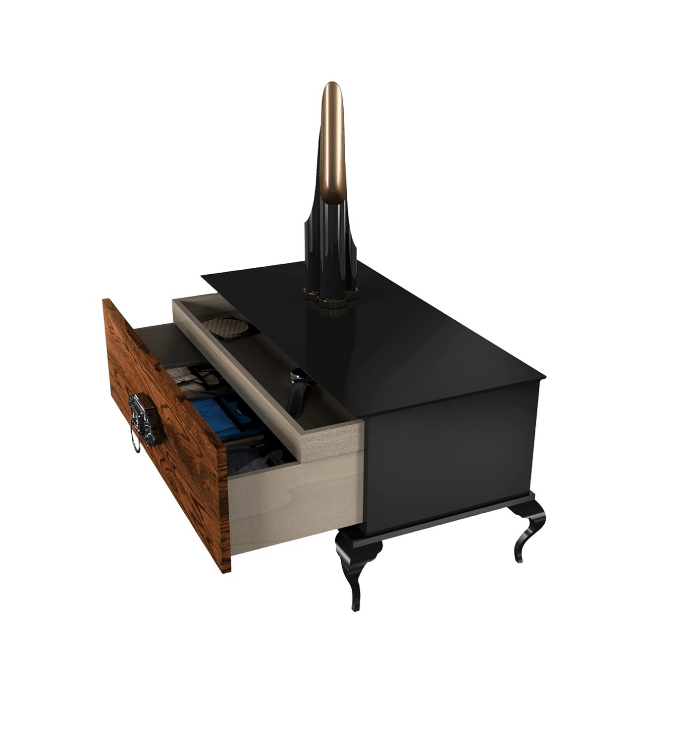 Прикроватная тумба Louvre Classic