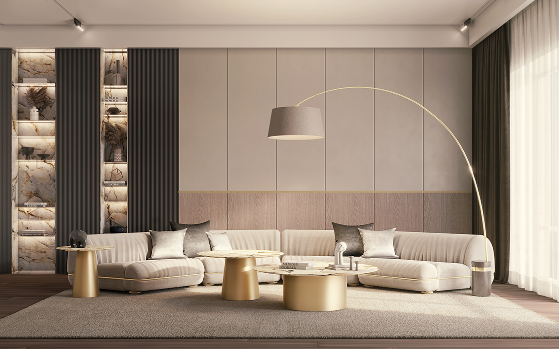 Высокий журнальный стол Kieran - 3