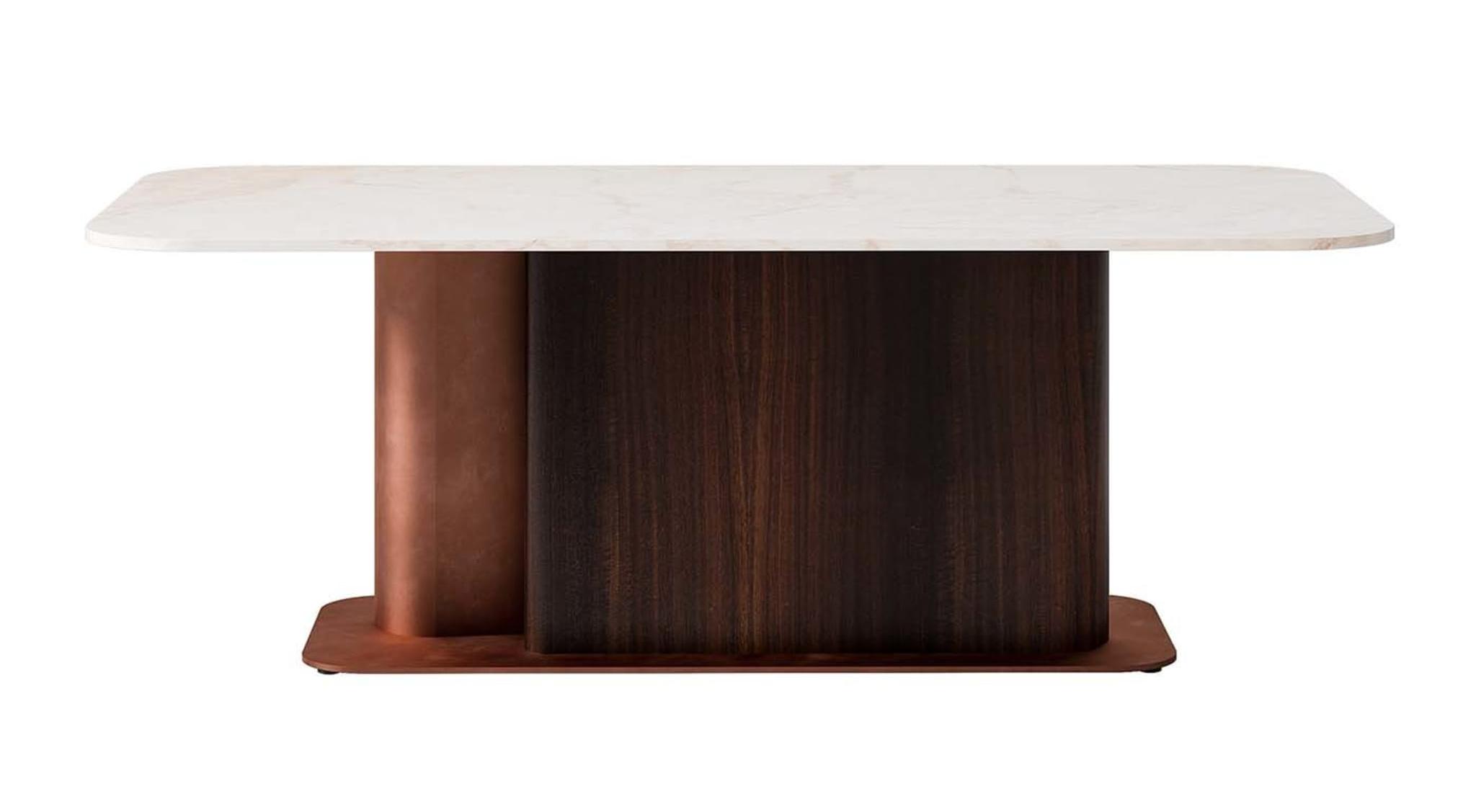 Обеденный стол из мрамора