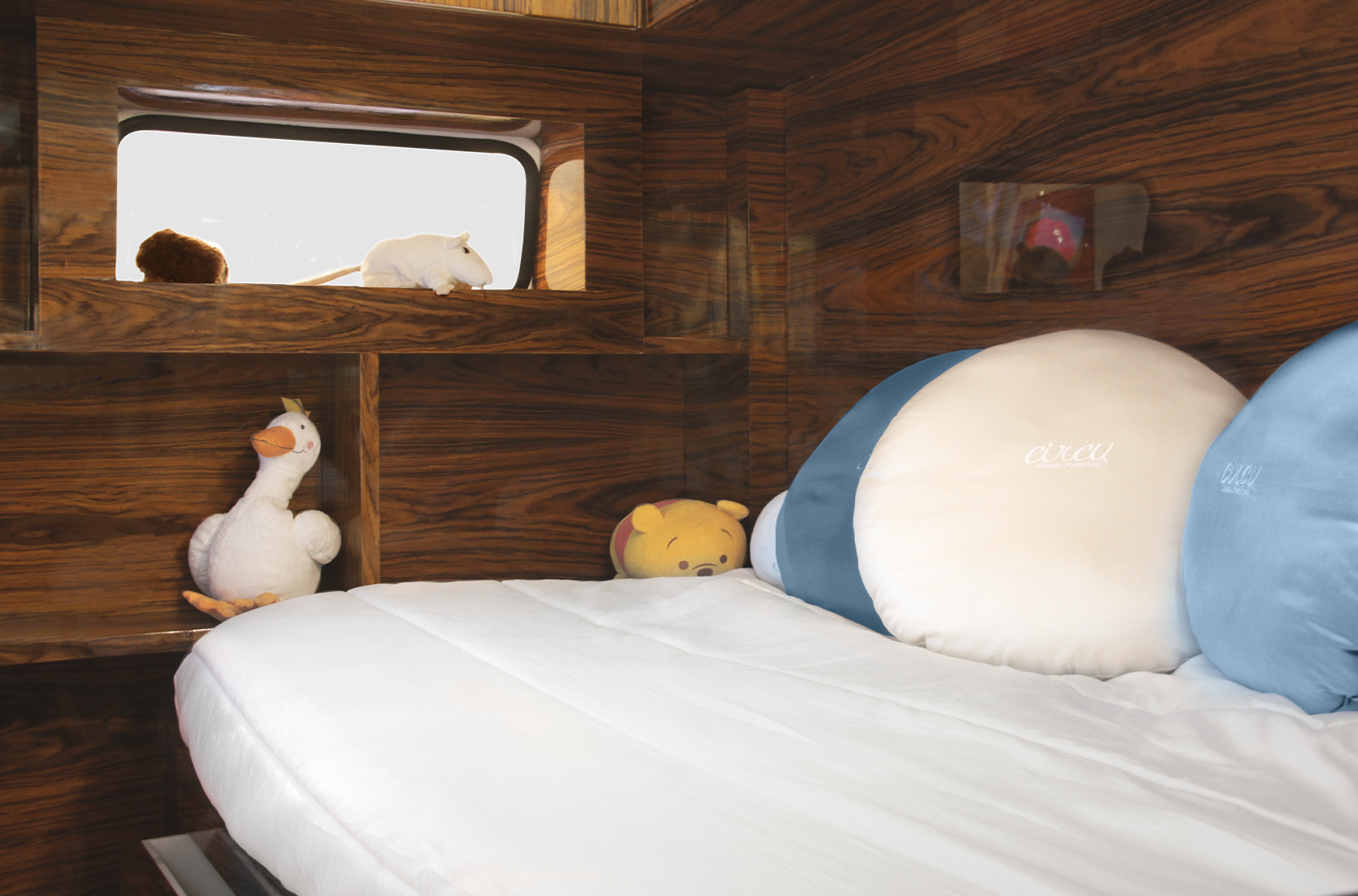 Балалар төсегі Traveler’s Caravan Blue