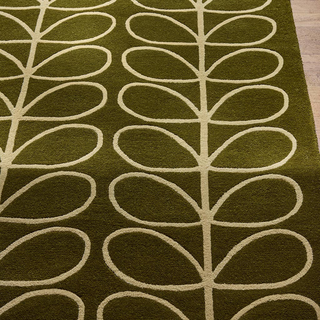 Кілем Linear Stem Olive | Өлшемі: 200 × 280 см