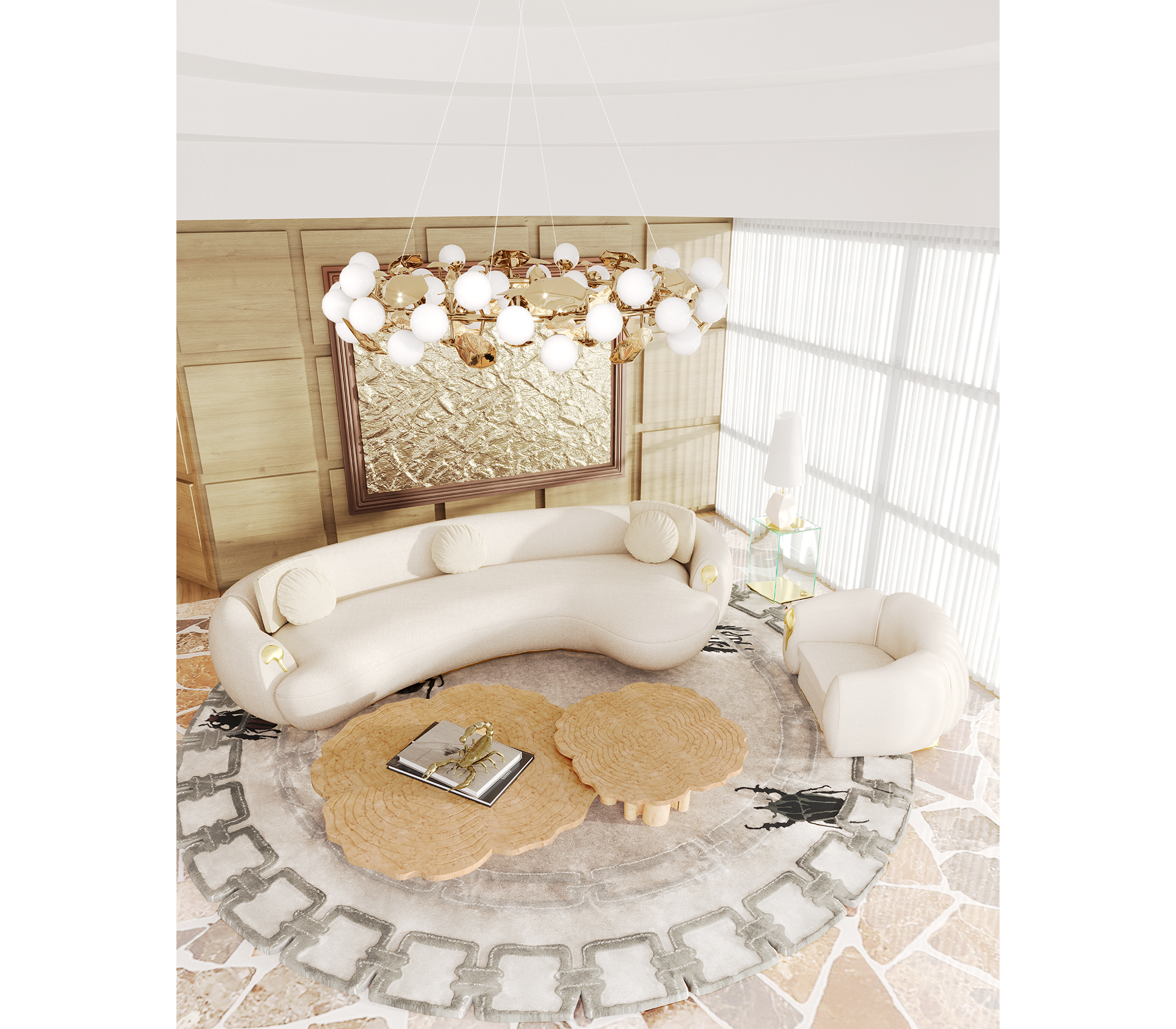 Журнальные столы Fortuna Poplar, комплект из 3