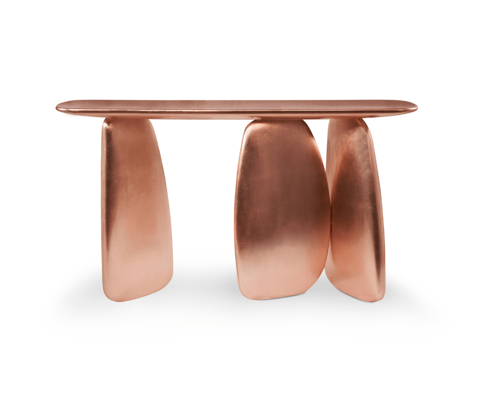 Скульптурная консоль Copper