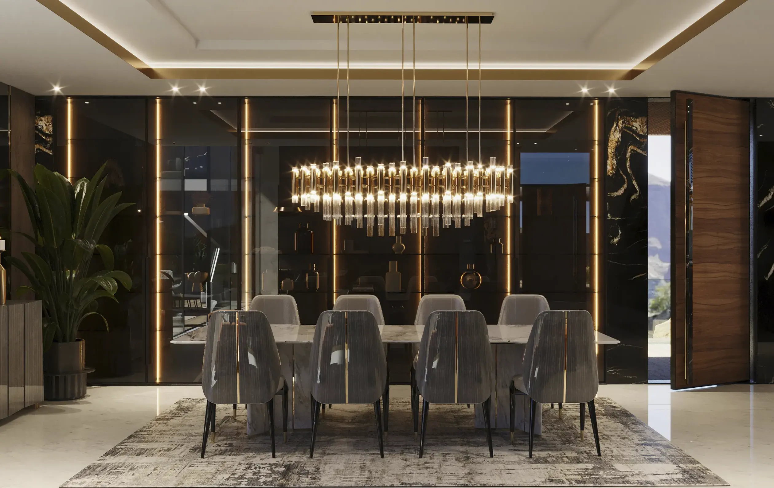 Подвесной светильник Cascade Rectangular - 4