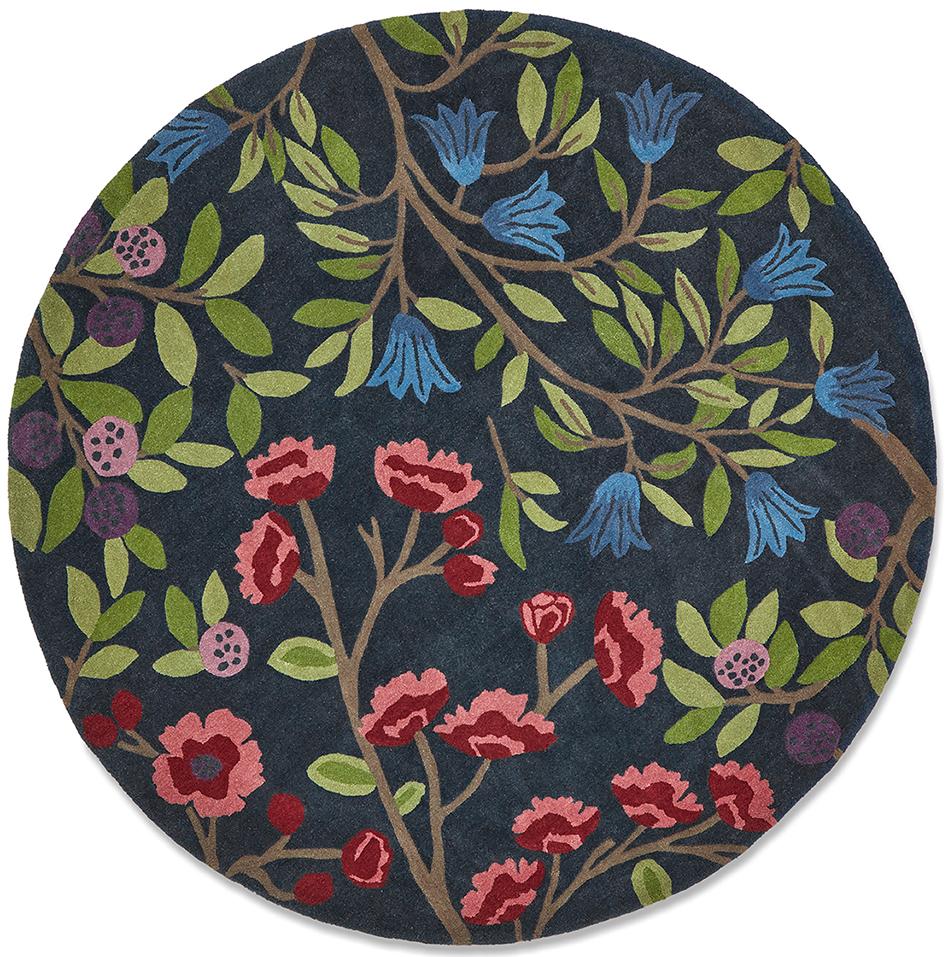 Ковер круглый Foraging Indigo 146618 | Размер: Ø 200 см