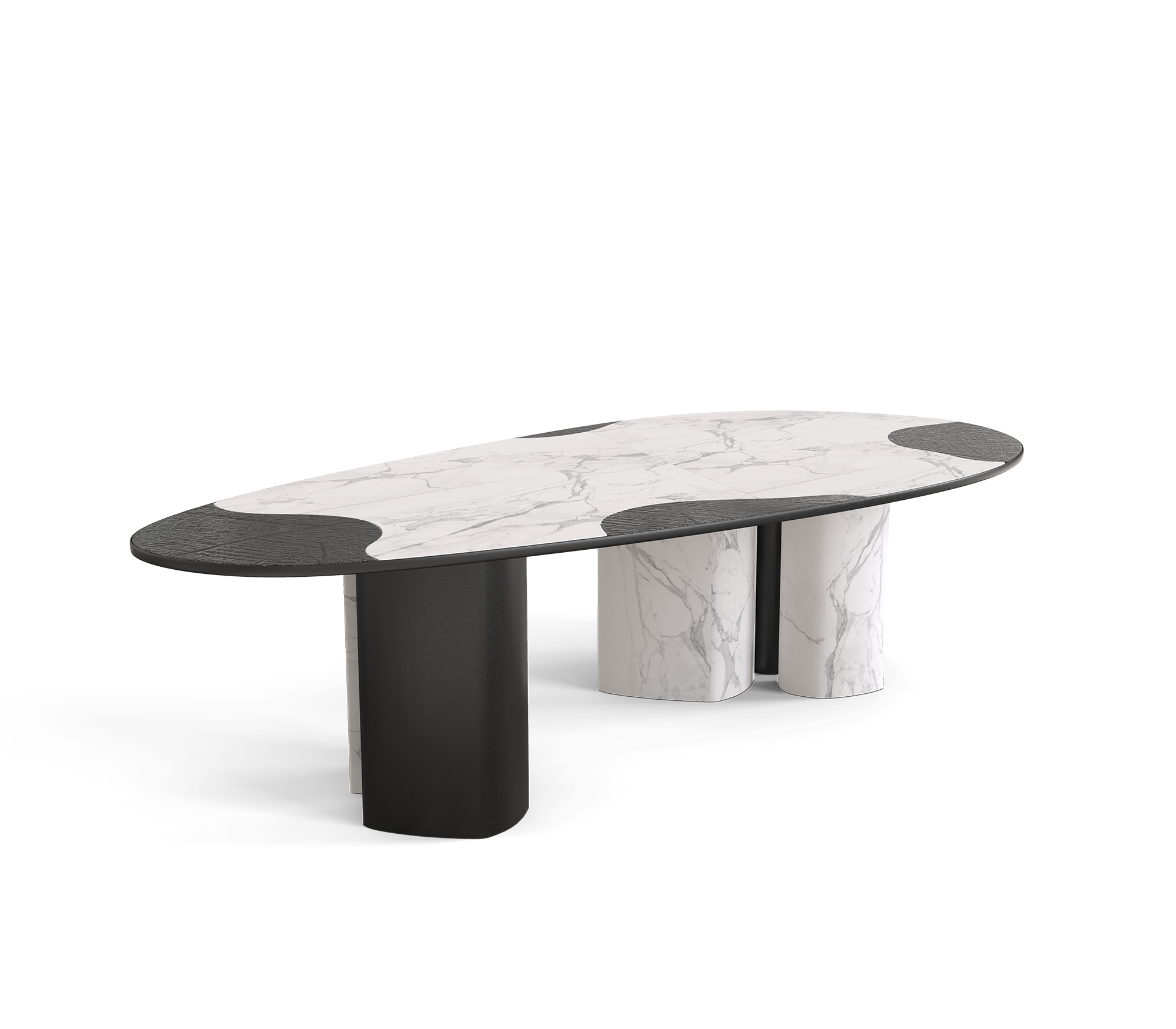 Ас үстелі Athena Carrara Marble & Onyx