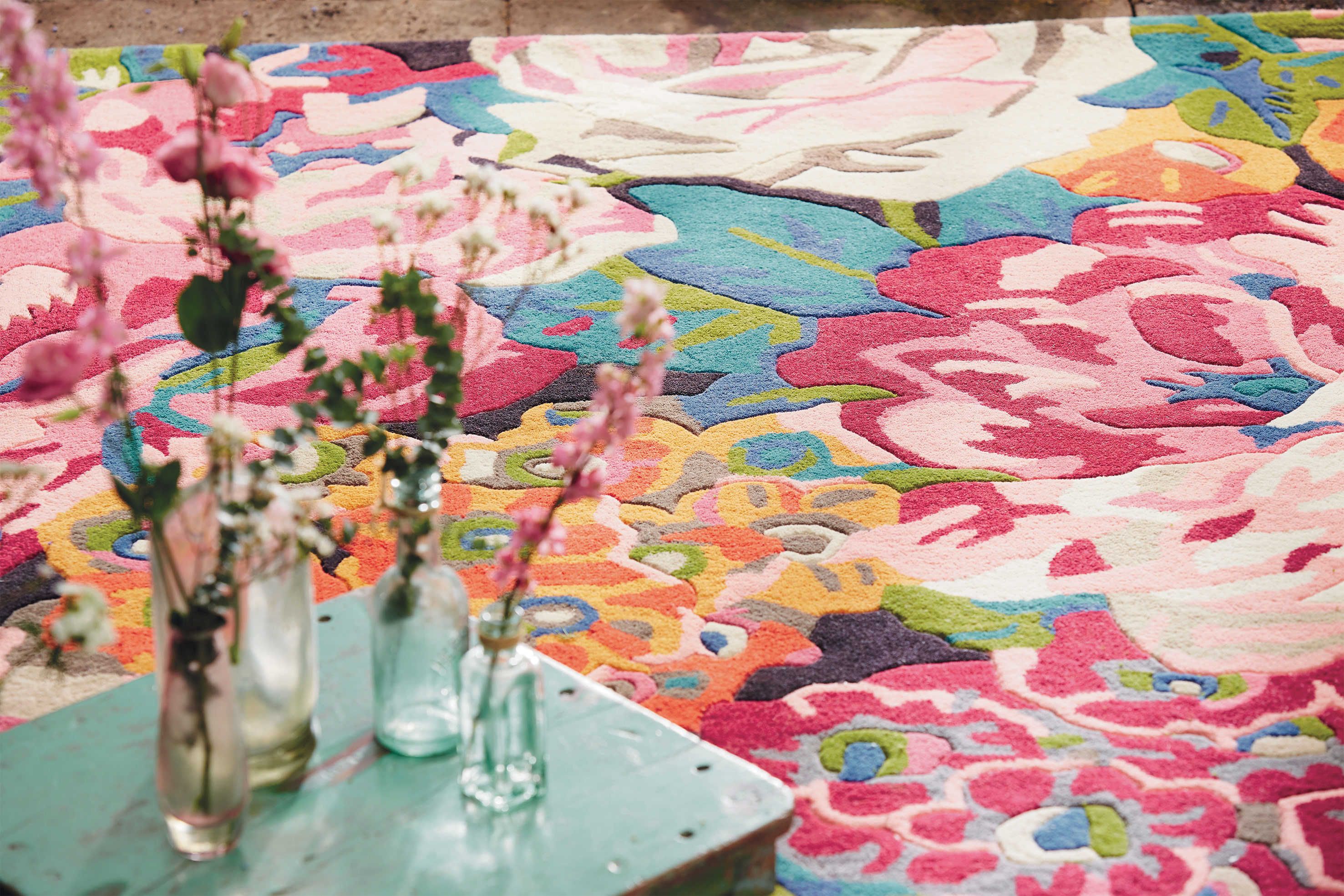Ковер Rose & Peony Cerise 45005 | Размер: 250 x 350 см