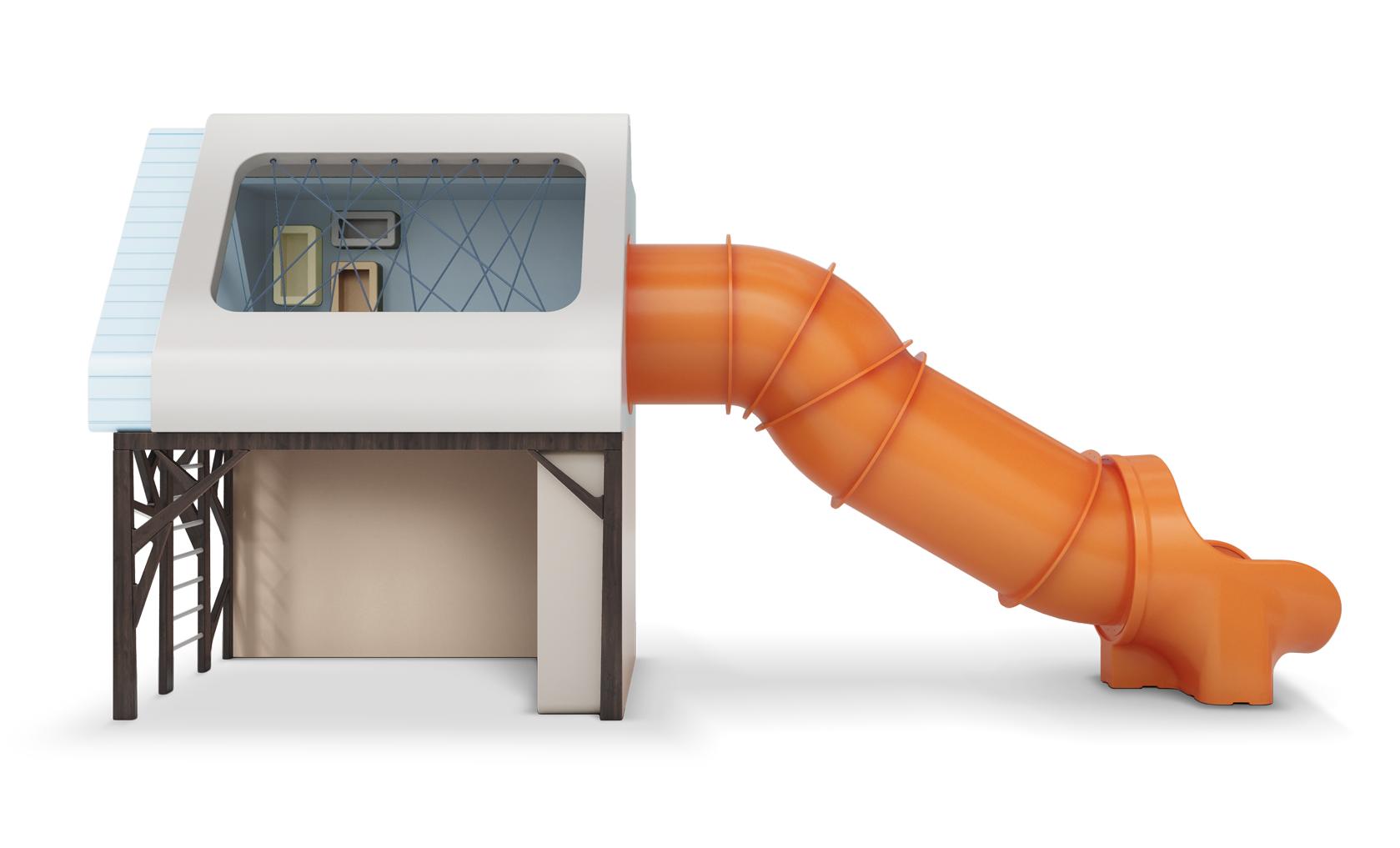 Игровой уголок Jungle Adventure Slide Playground