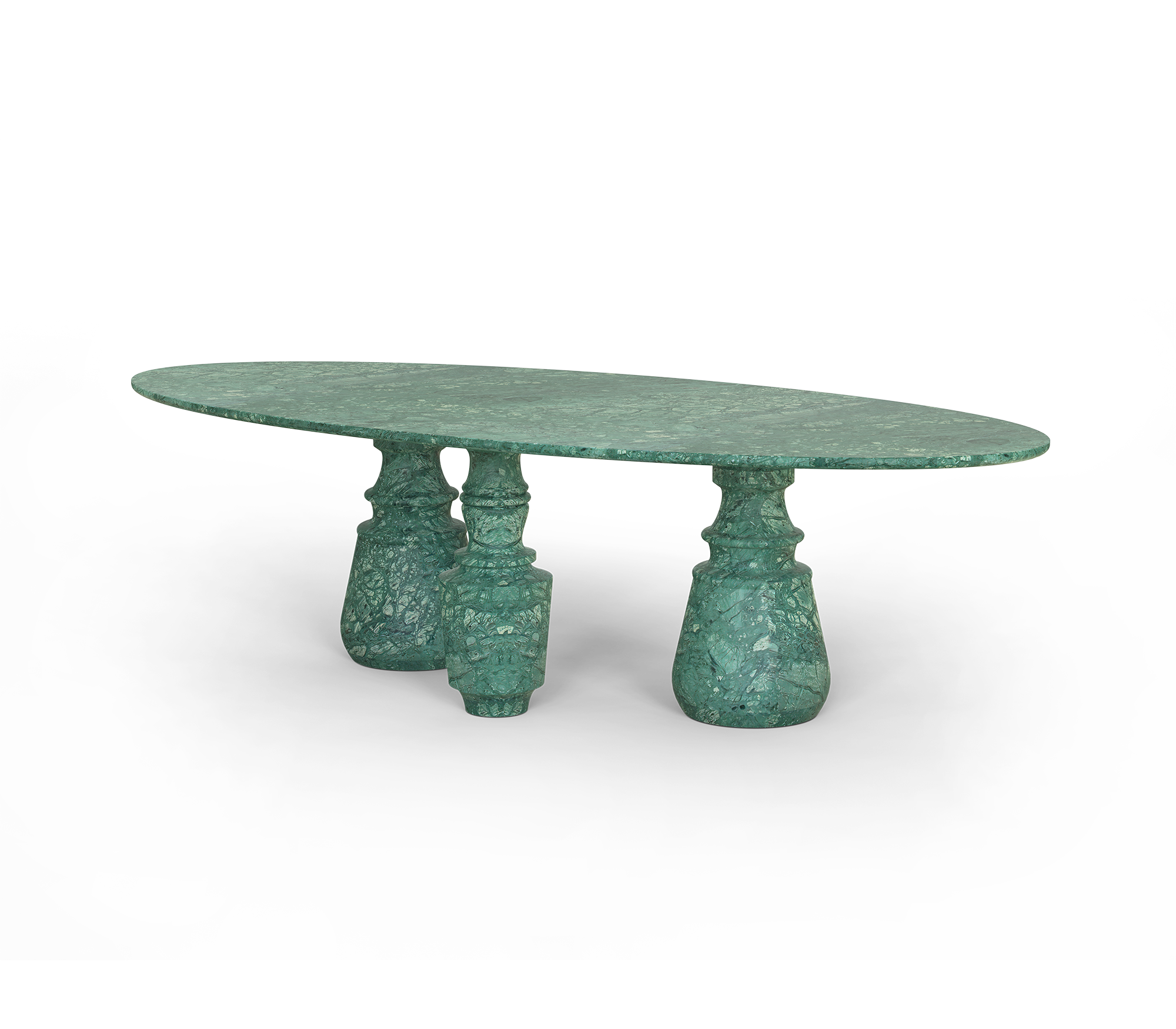 Овальный обеденный стол Obsidian Oval XL Guatemala