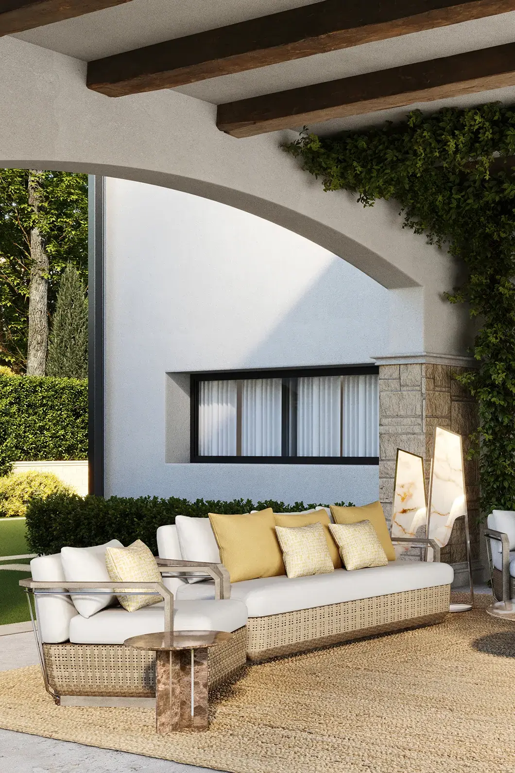 Диван Heritage деревянный - 2