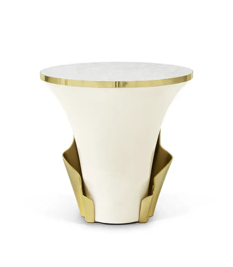 Приставной стол с перламутровой отделкой Solstice