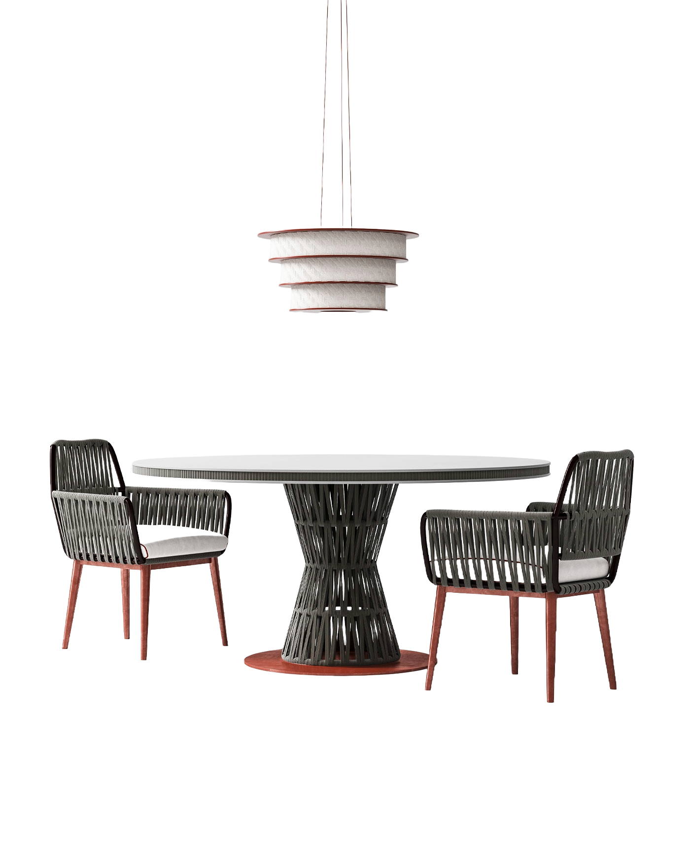 Кресло Rope с подлокотниками