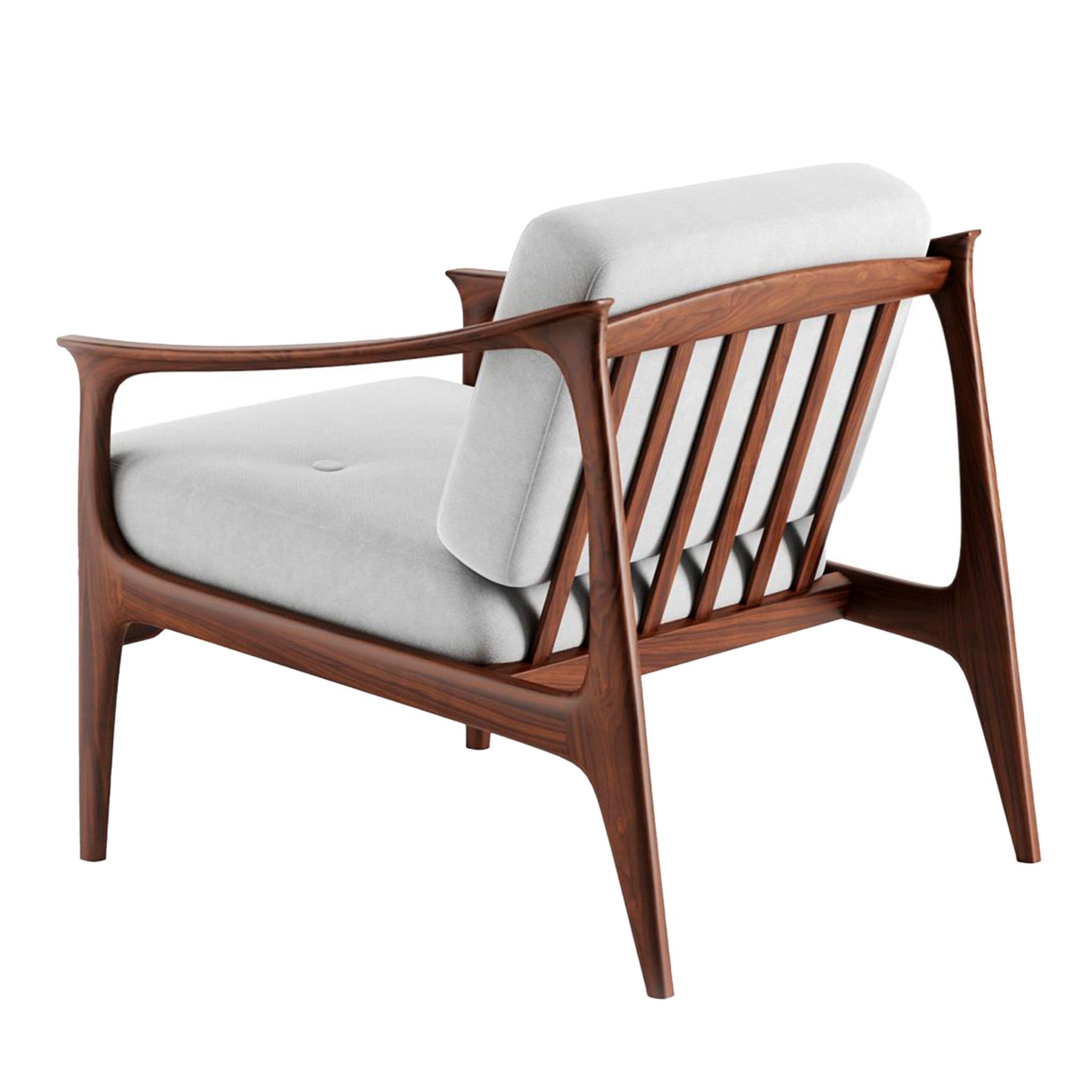 Табиғи жаңғақ ағаш кресло Quiete | Түсі: Linen UNICO NF184 04