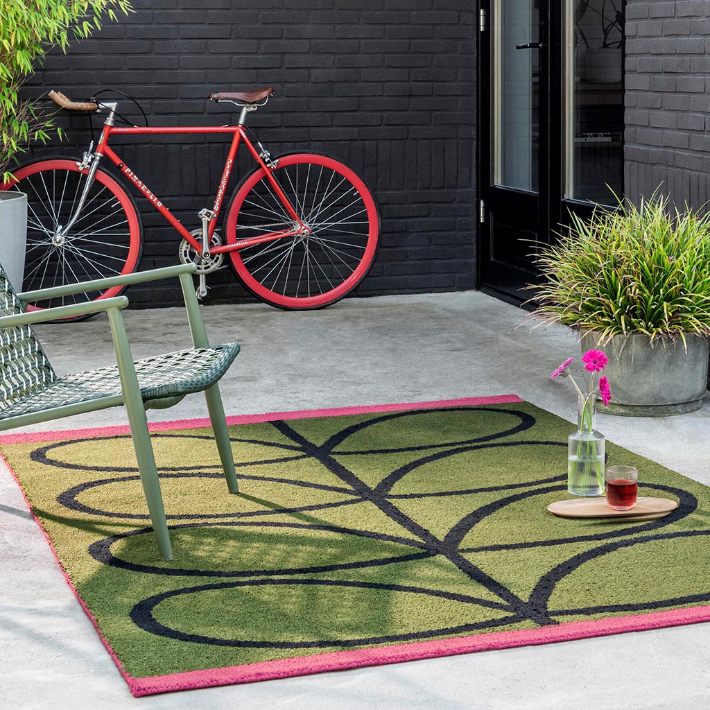 Ковер уличный Linear Stem Olive | Размер: 250 x 350 см