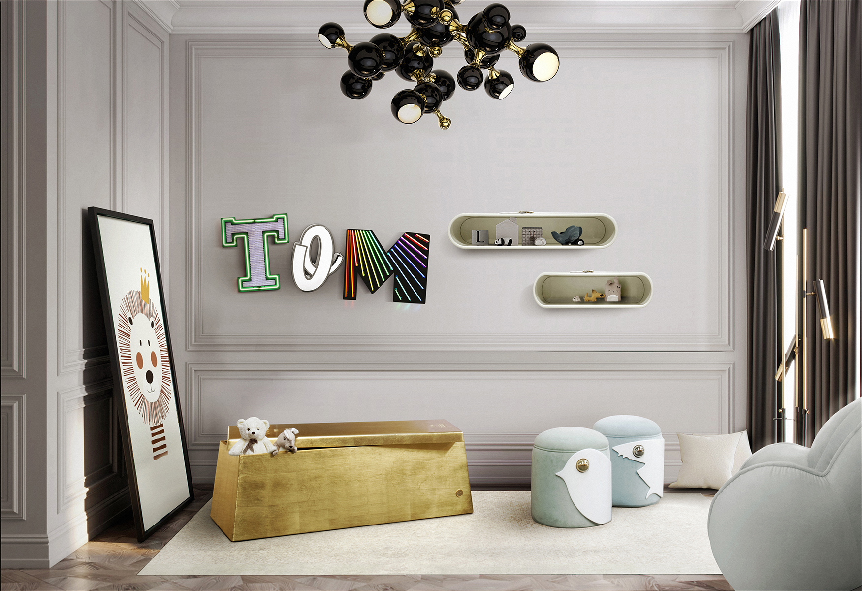 Потолочный светильник Molecular Ceiling - 2