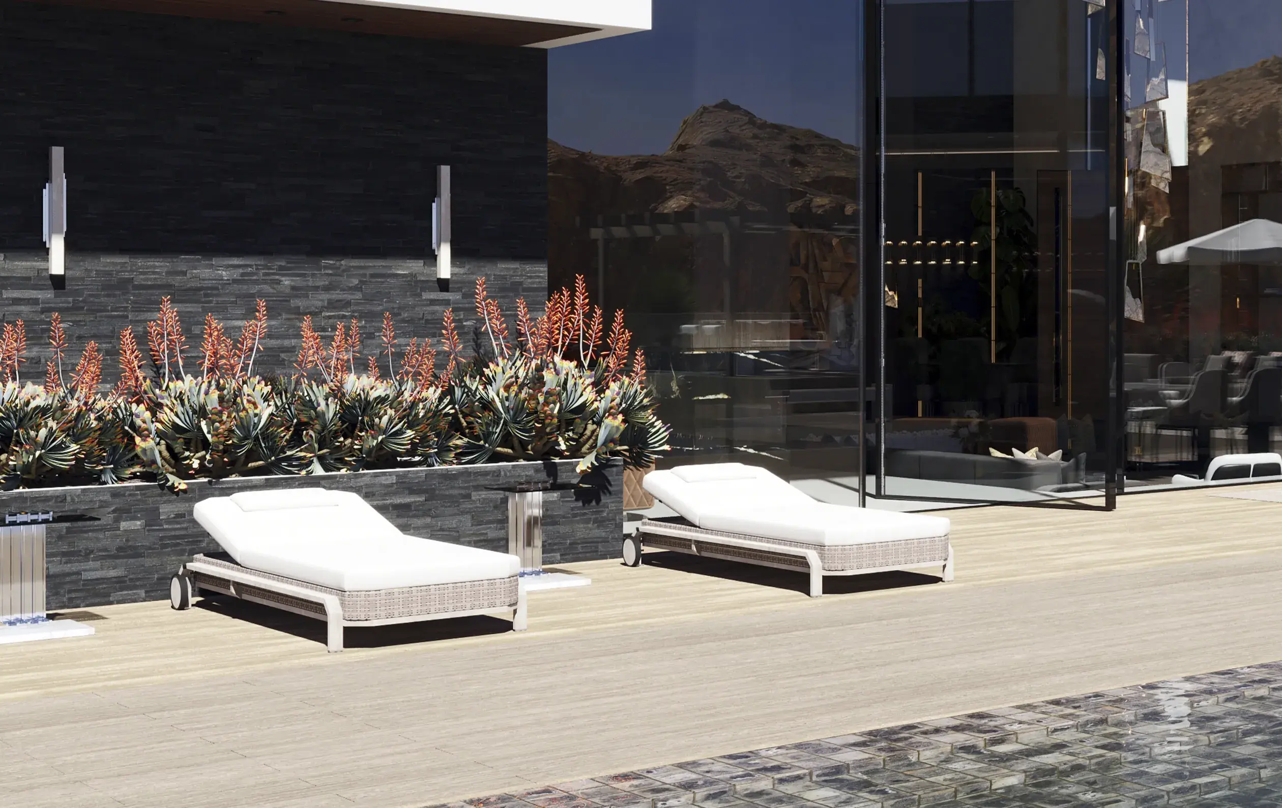 Шезлонг Heritage деревянный