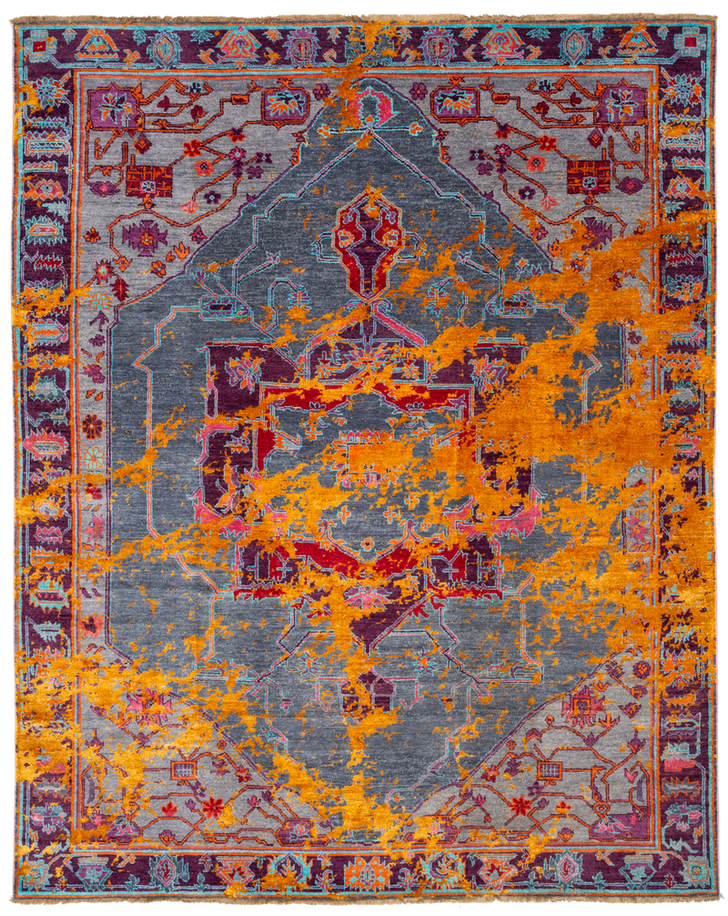 Дизайнерский ковер Azer Pulse 147 Sky